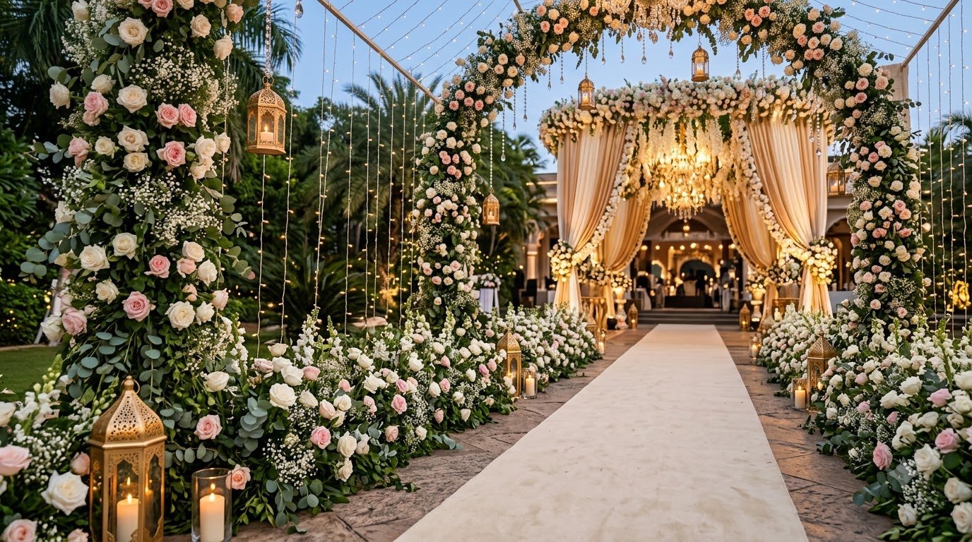 Bridal entry decoration